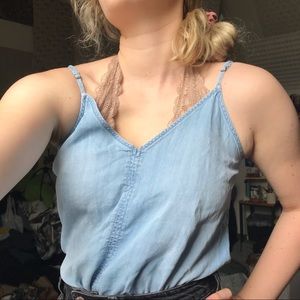Forever 21 Denim Tank Top